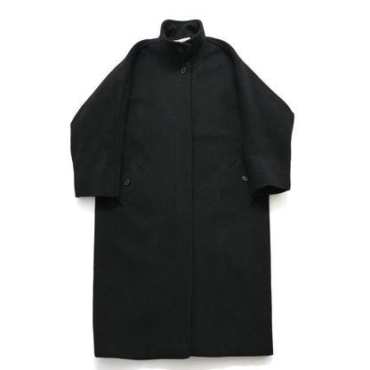 1980s calvin klein wool melton long coat M