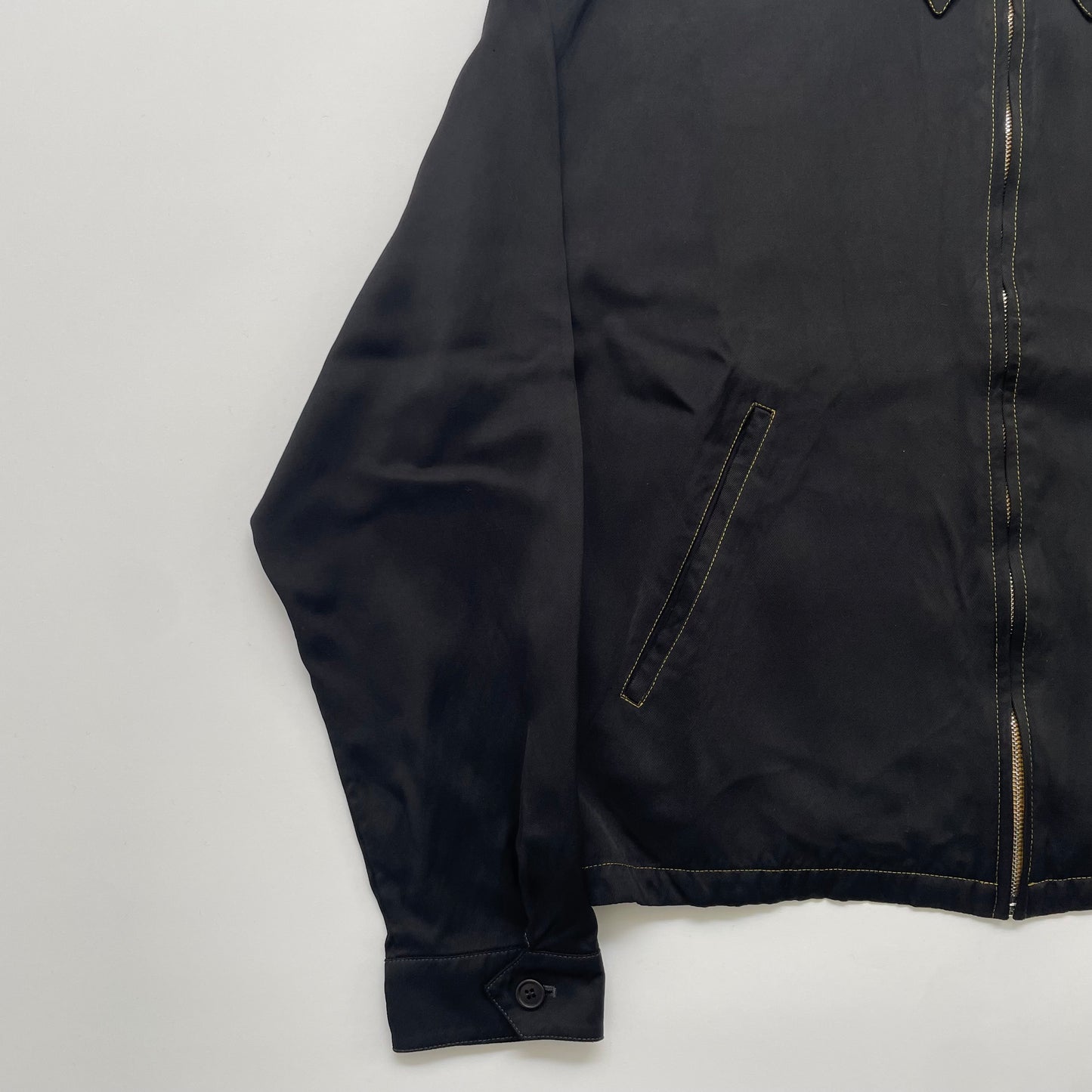 2017ss prada yellow stitch blouson M