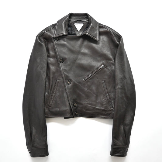 2020aw bottega veneta napoleon leather jacket 54 by Daniel Lee