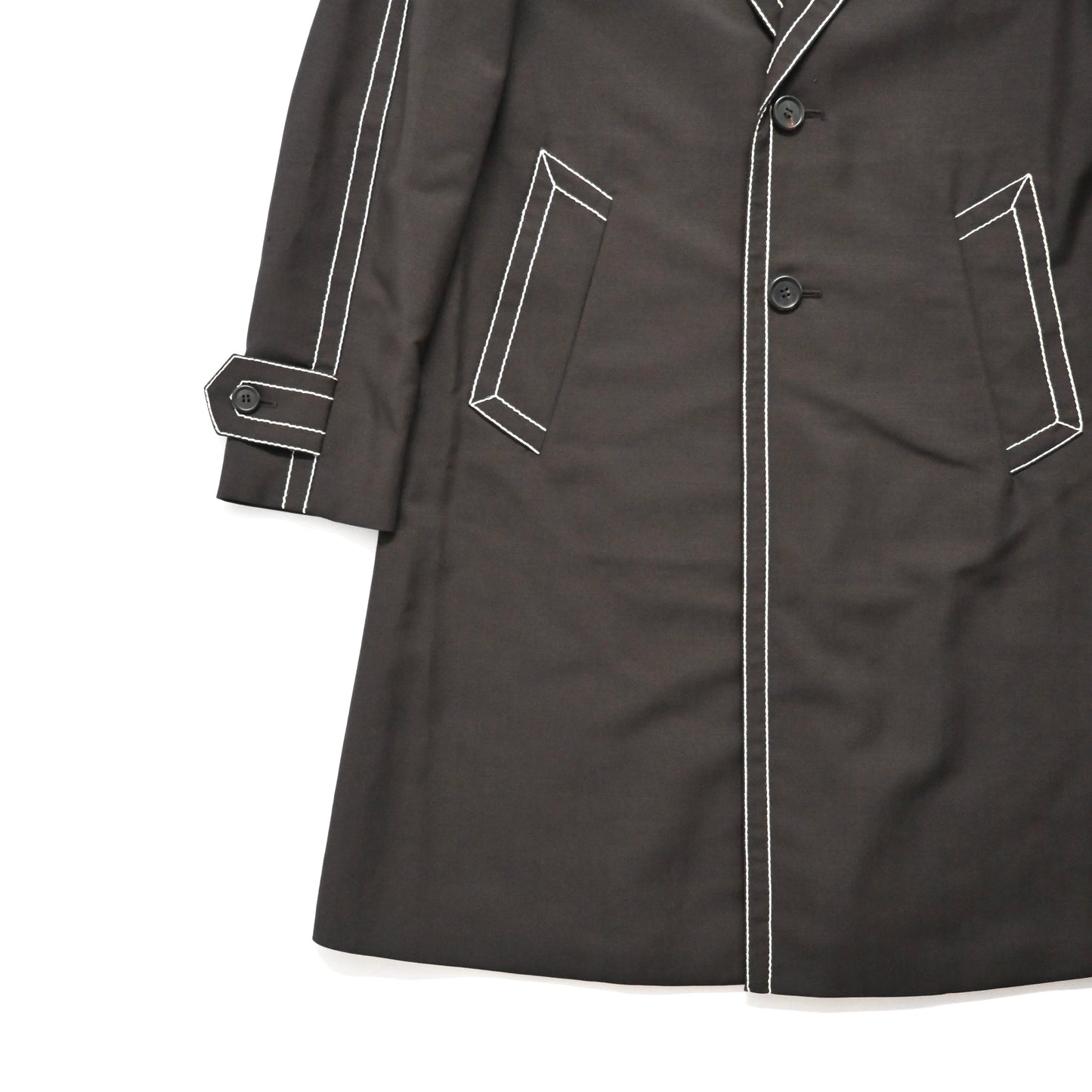 2015ss prada cotton stitch coat 46