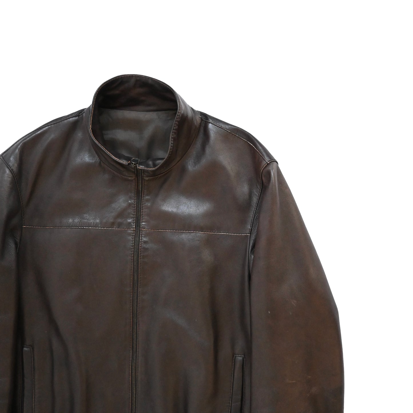 2000aw neil barrett gemuine leather jacket M