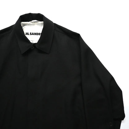 2020aw jil sander wool gabardine ink painting coat 46