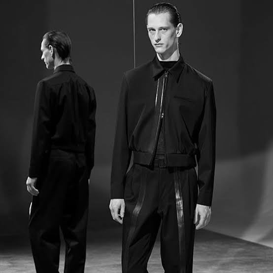 2017aw kiko kostadinov mackintosh cropped harrington jacket L