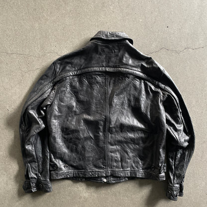2005aw comme des garcons shirt leather S