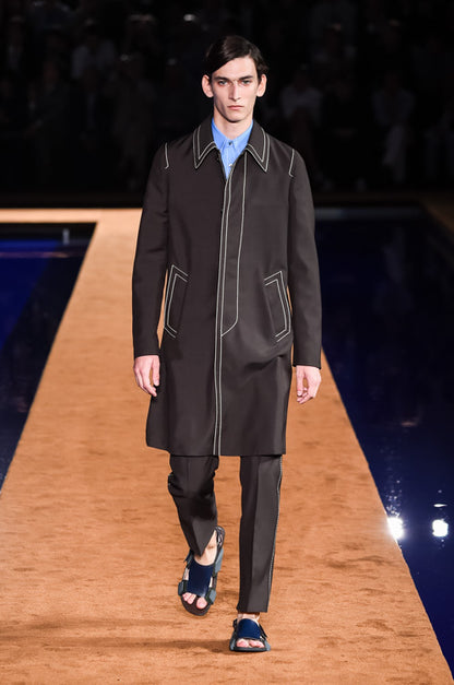 2015ss prada cotton stitch coat 46