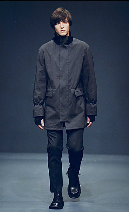 1999aw prada kint docking half coat S