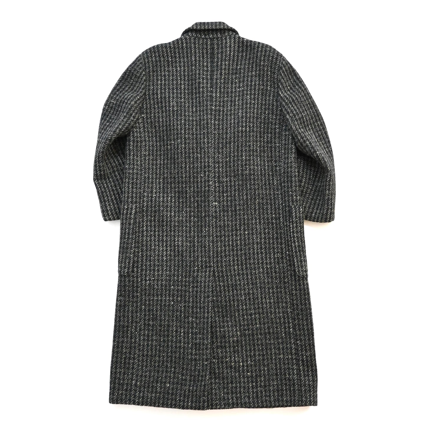 1989aw giorgio armani tweed wool long coat 48