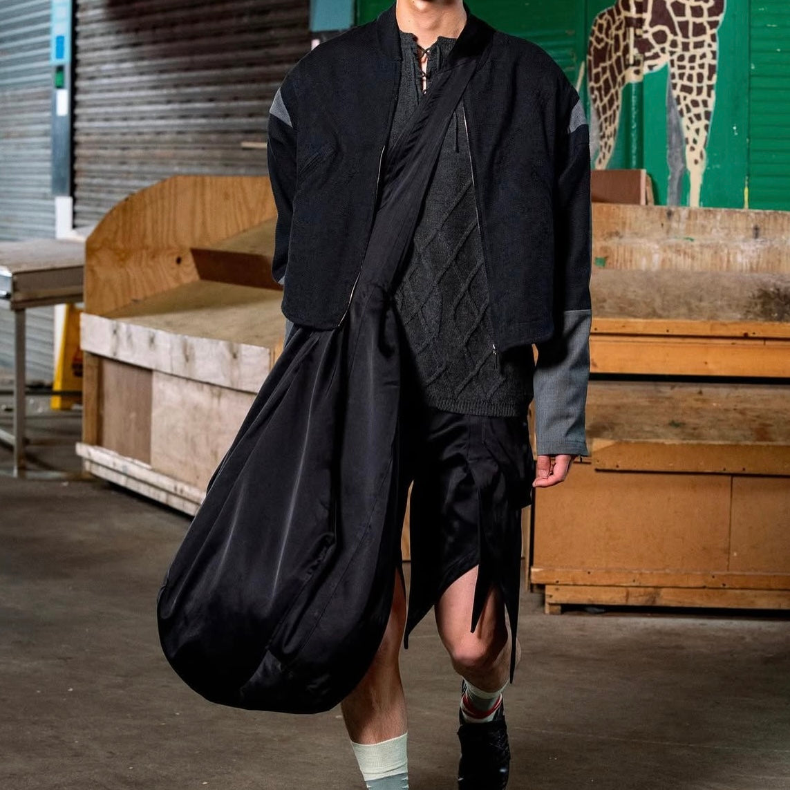 2022ss kiko kostadinov shoulder bag