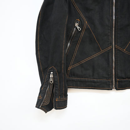 2004ss john galliano western denim jacket 46