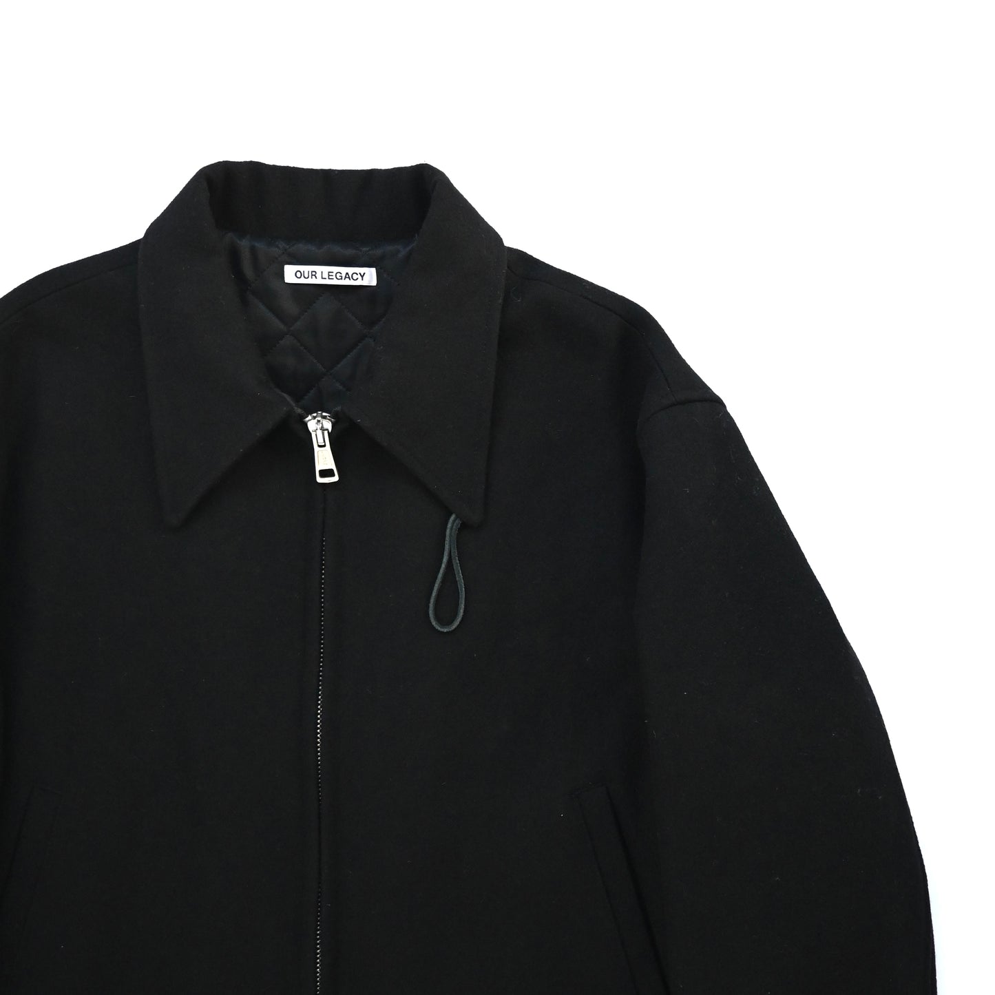 2023aw our legacy black leather hum jacket 46