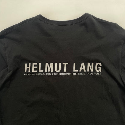 2002ss helmut lang cotton logo shirt XL