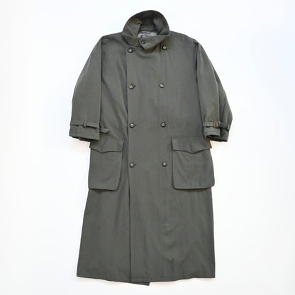 1990s giorgio armani wool double long coat 50