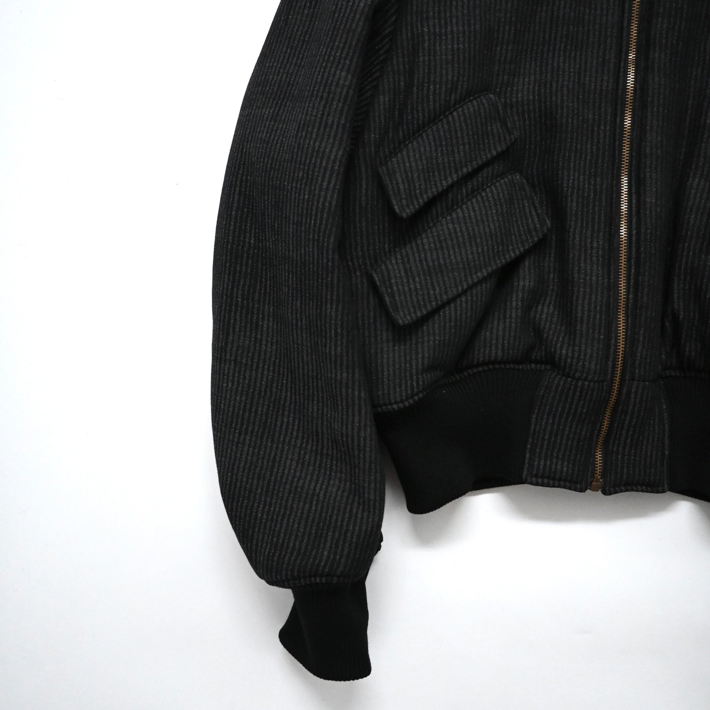 1998aw jean paul gaultie wool short bomber jacket 50