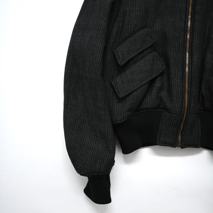1998aw jean paul gaultie wool short bomber jacket 50