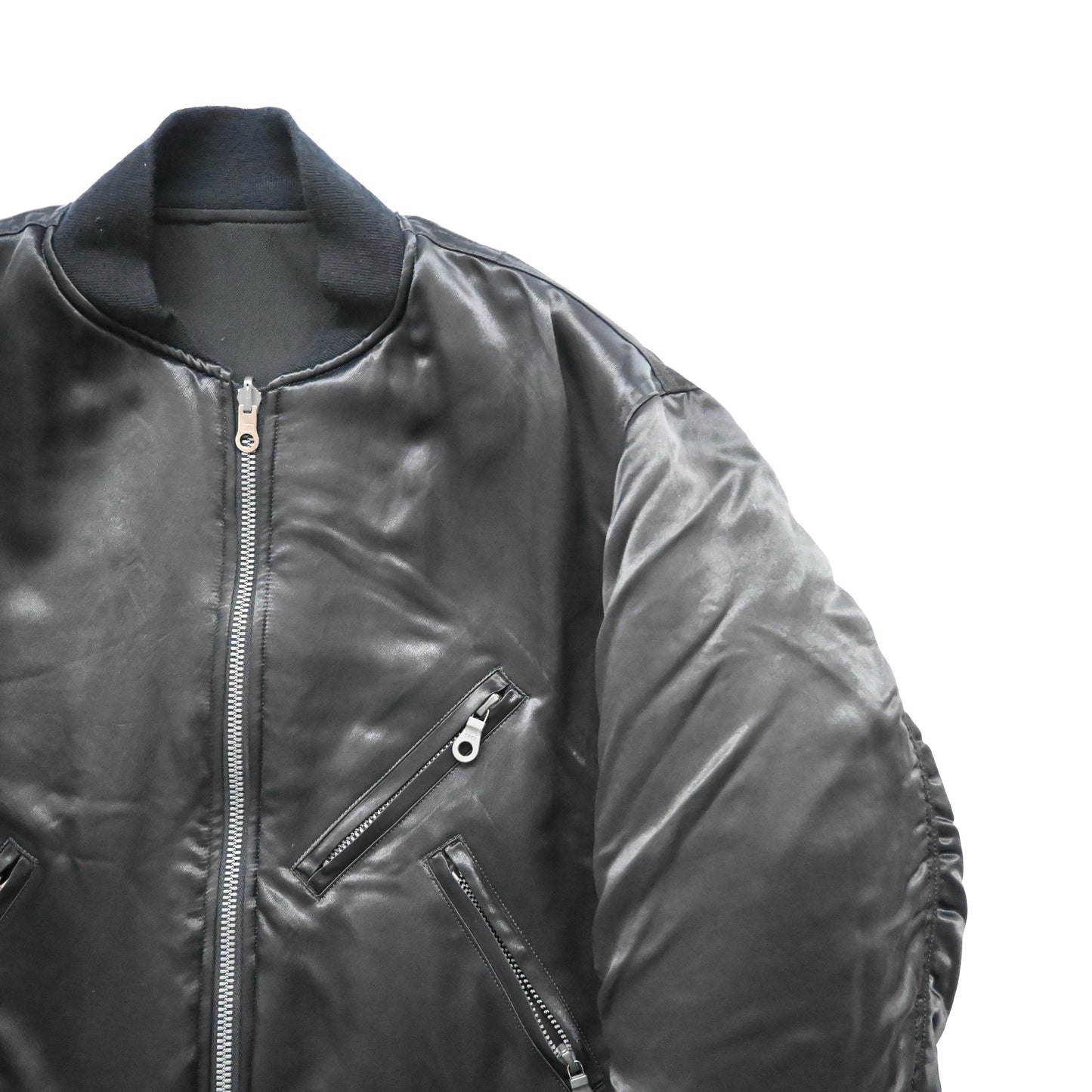 1993aw yohji yamamoto pour homme cotton reversible bomber jacket 2