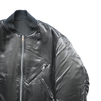 1993aw yohji yamamoto pour homme cotton reversible bomber jacket 2