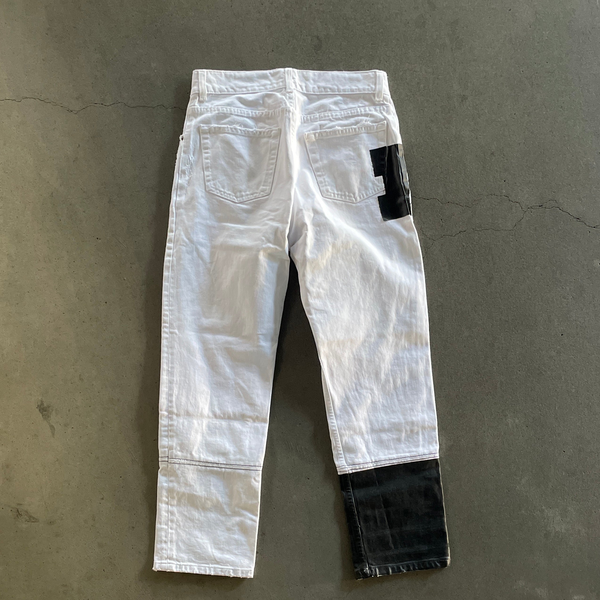や*だ様 Helmut Lang S/S 2003 RUBBER DENIM 深 2003ss helmut lang rubber docking denim 30 – vexed_store