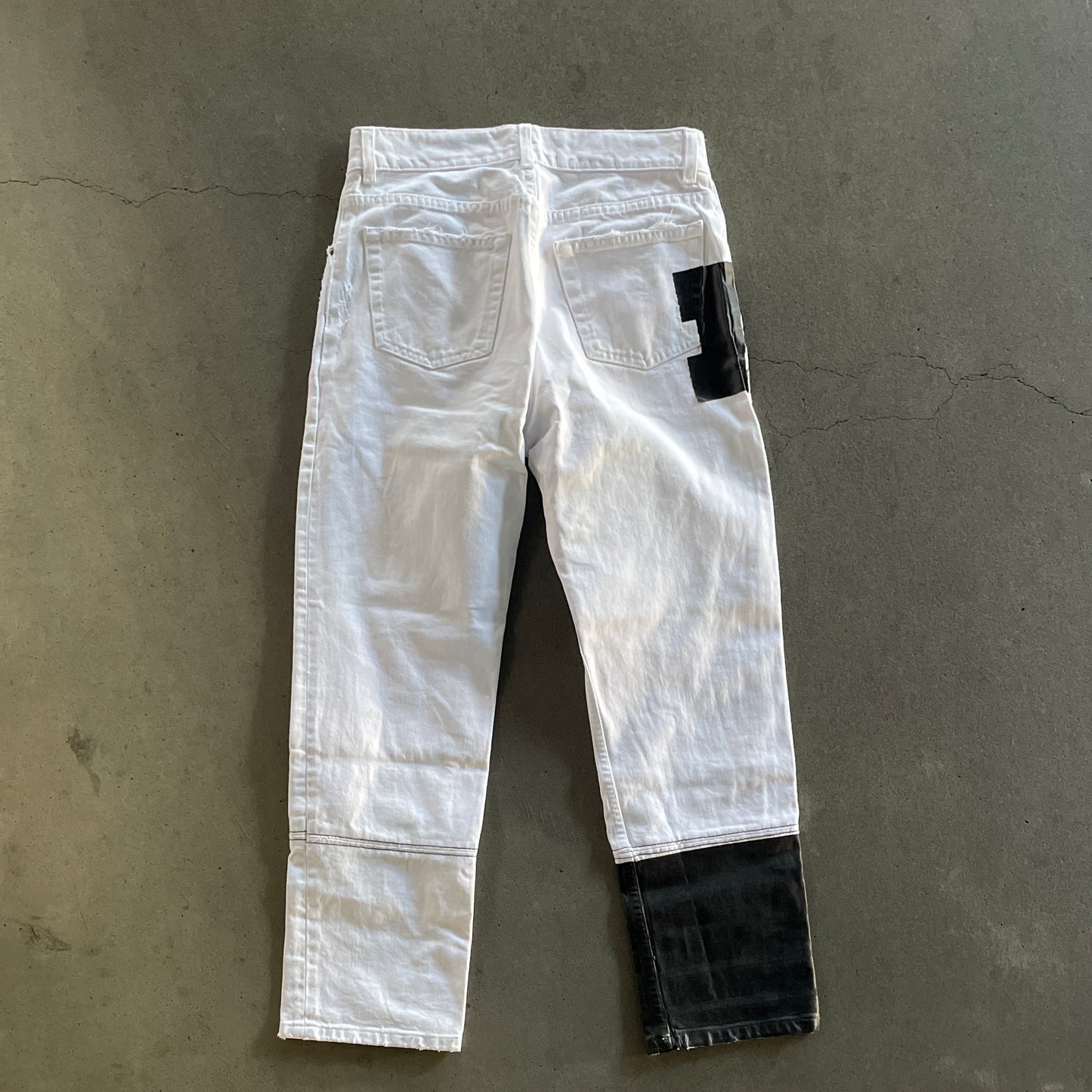 2003ss helmut lang rubber docking denim 30