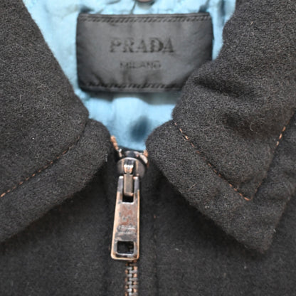2017aw prada boa docking wool blouson 48