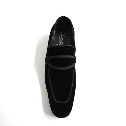2000s yves saint laurent rive gauch velours low loafer 41 by Tom ford