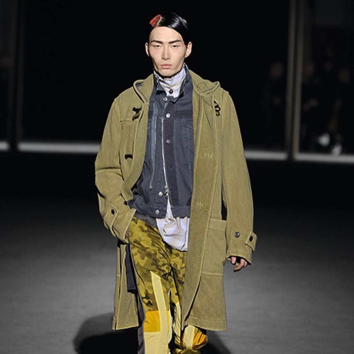 2014aw dries van noten strapped denim jacket 46