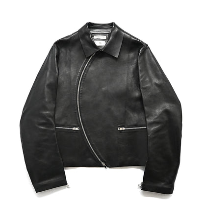 2019aw bottega veneta curve zip cow leather jacket 52 by Daniel Lee