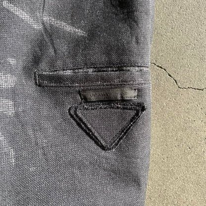 2018aw prada paint wool slacks 44