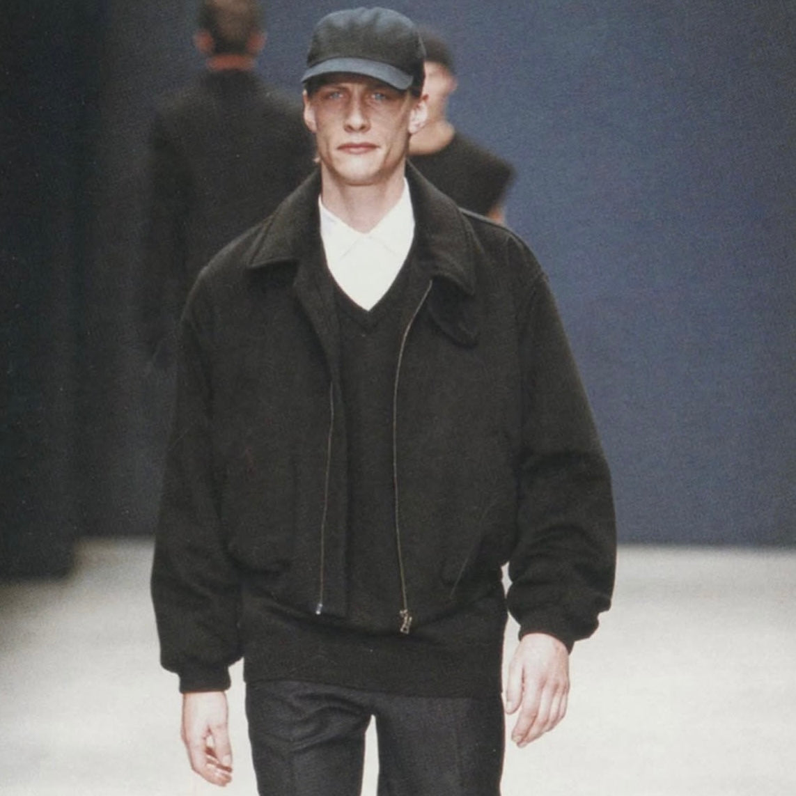 2002aw prada wool blouson jacket M