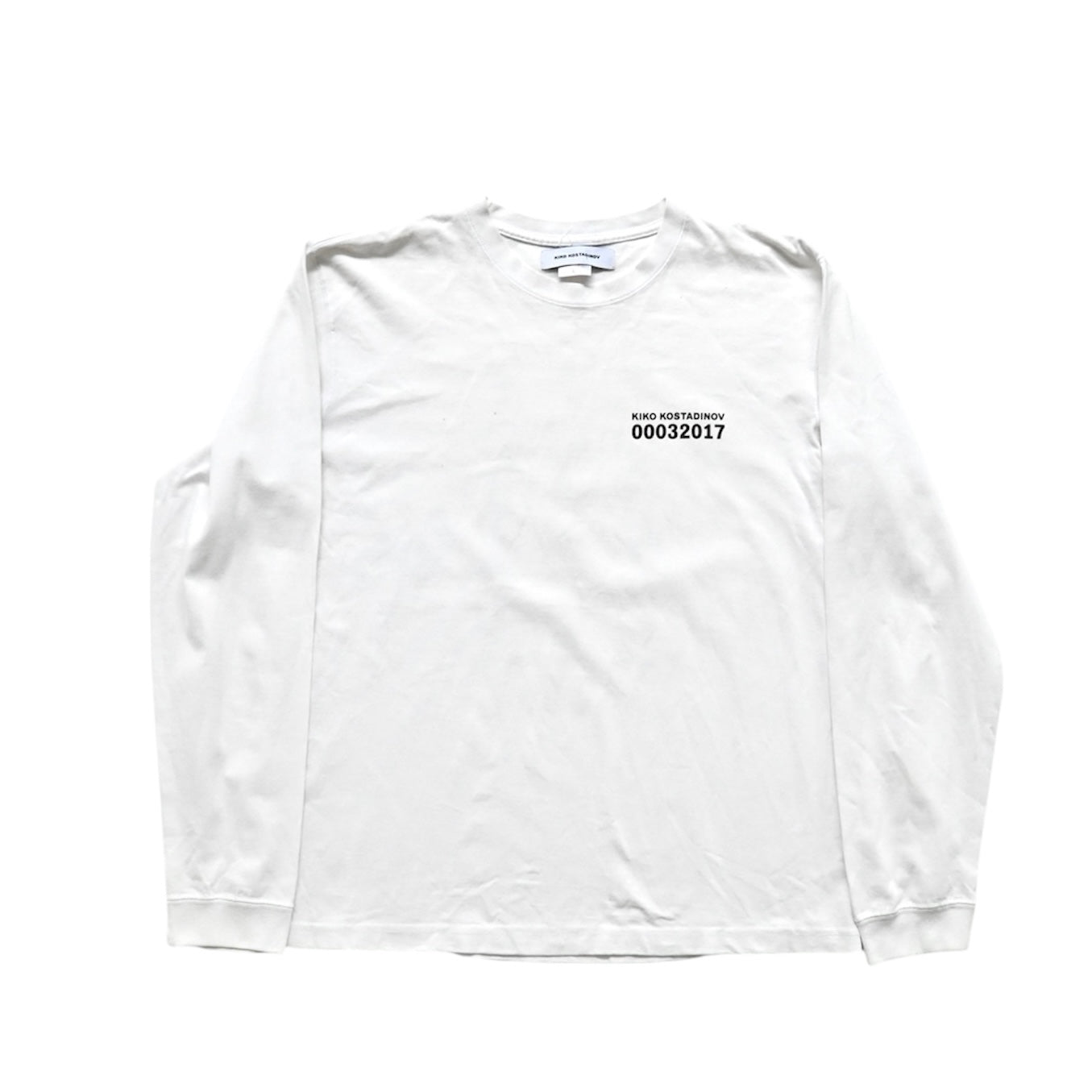 2017aw kiko kostadinov cotton long t shirt L