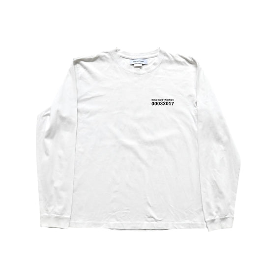 2017aw kiko kostadinov cotton long t shirt L