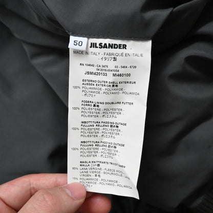 2016aw jil sander nylon padded bomber jacket 50