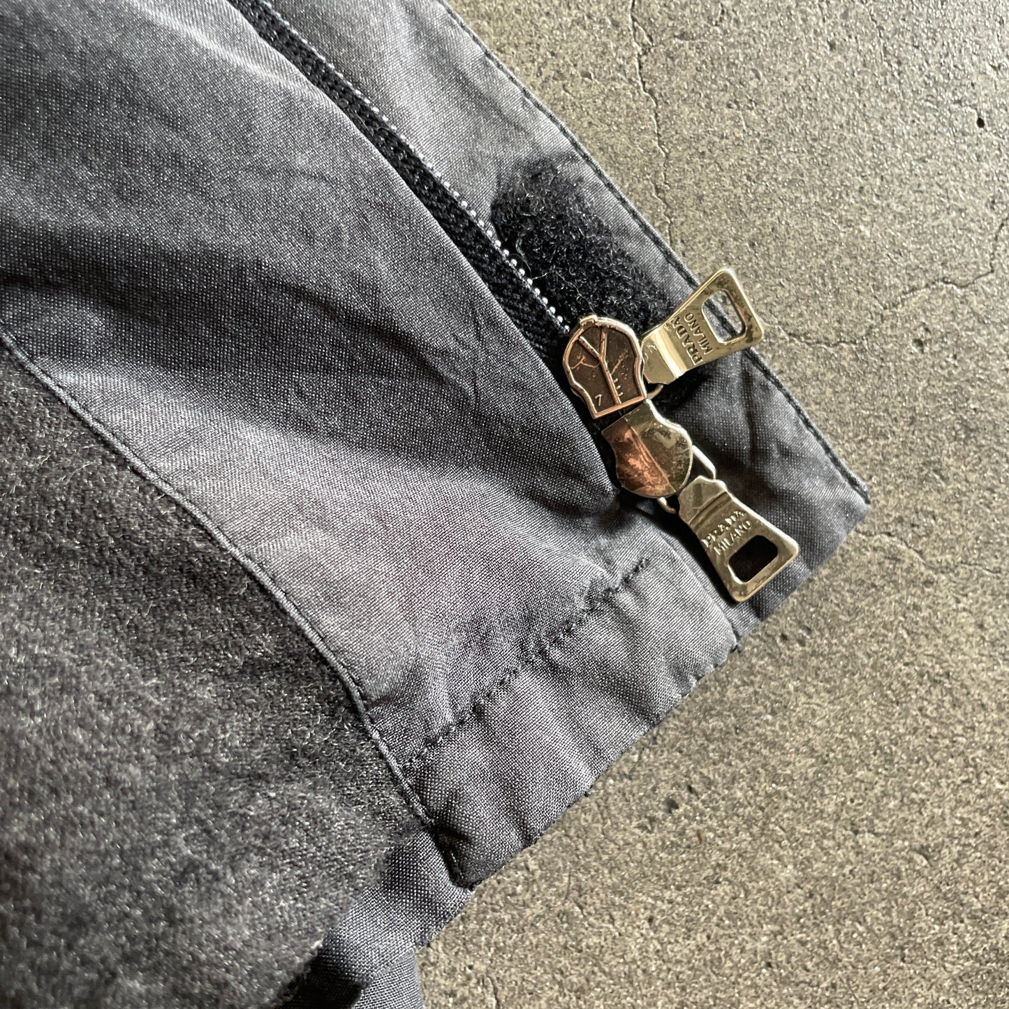 1998aw prada half neck wool jacket L