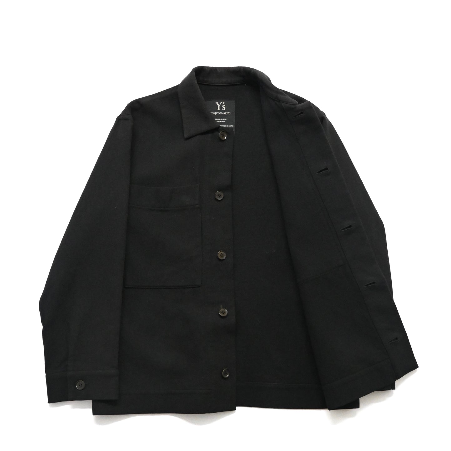 1999aw Y‘s yohji yamamoto front pocket cotton blouson 3