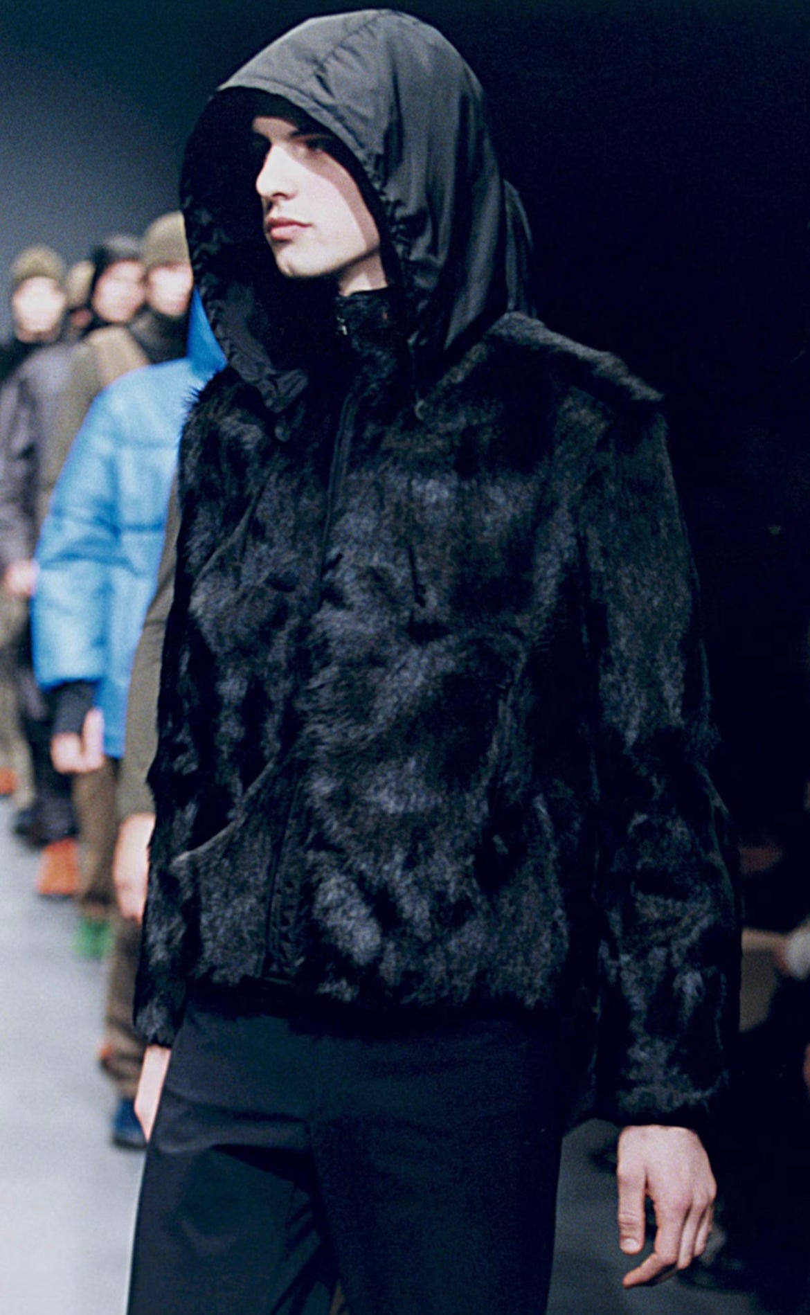 1999aw prada sport fur blouson S