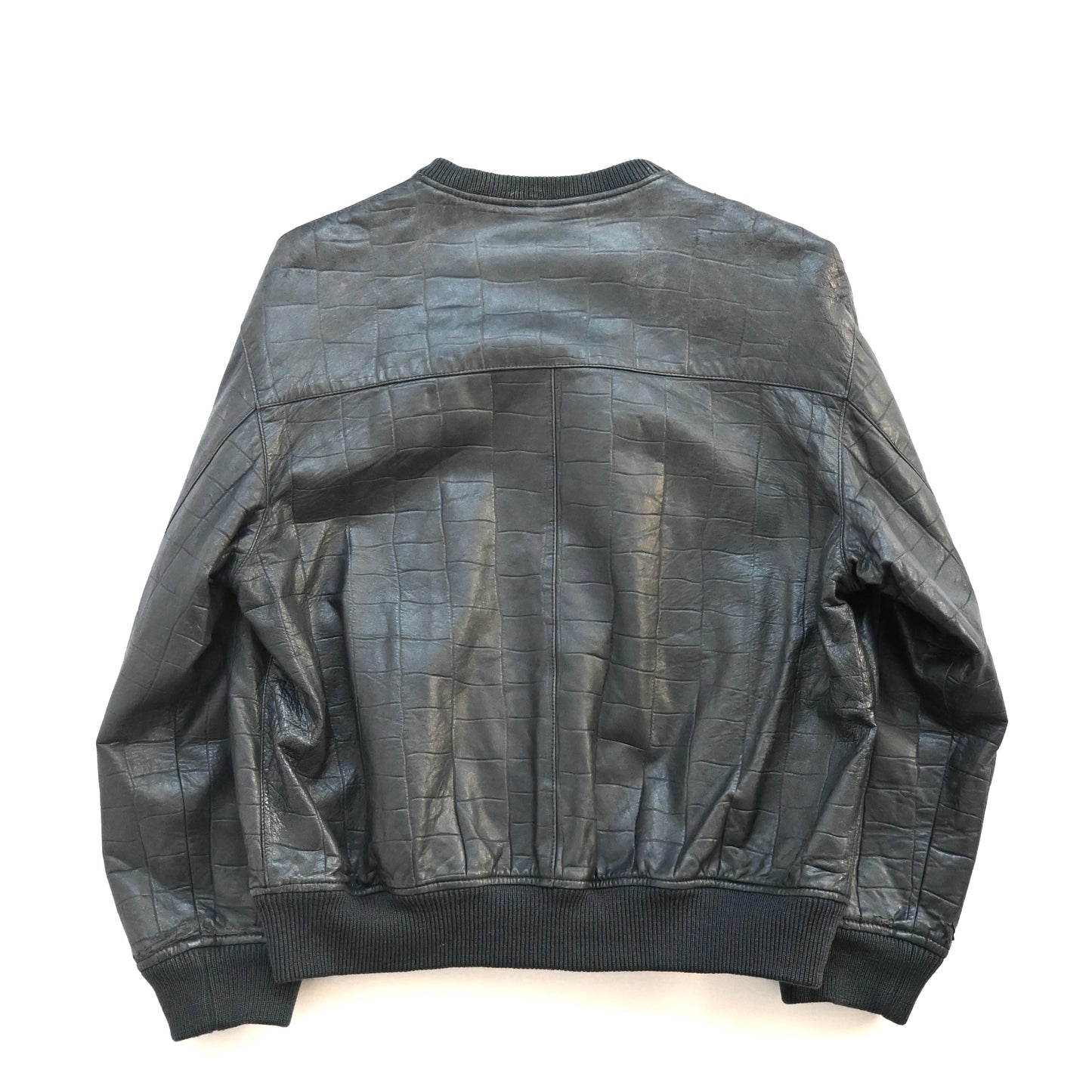 1990s giorgio armani gemuine leather ma-1 jacket 52