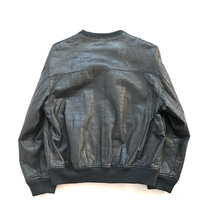 1990s giorgio armani gemuine leather ma-1 jacket 52