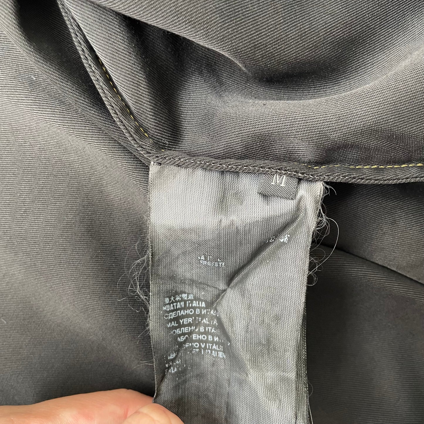 2017ss prada yellow stitch blouson M