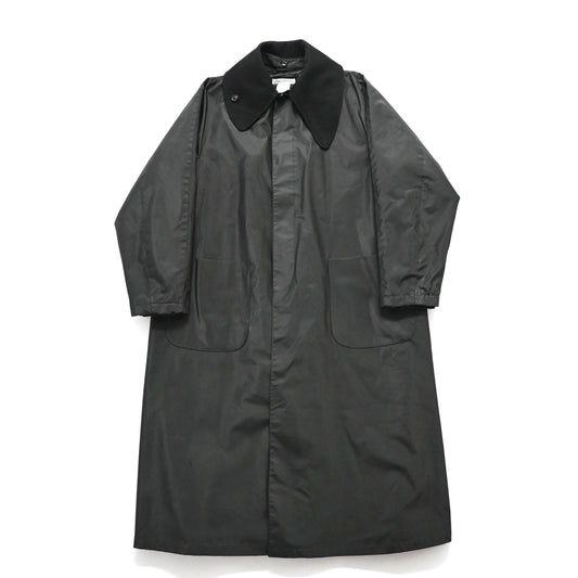 1996aw emporio armani detachable cotton collar vinylon long coat 52