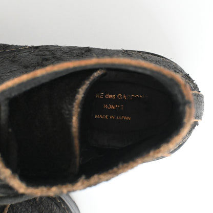 2000s comme des garcons homme crushed suede boots 27