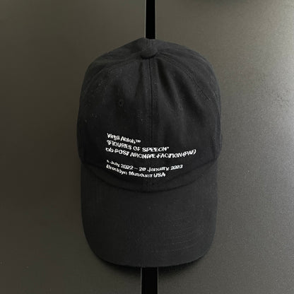 2022aw post archive faction x off-white Figures of Speech Cap