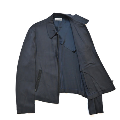 2000s issey miyake men rayon blouson jacket 3