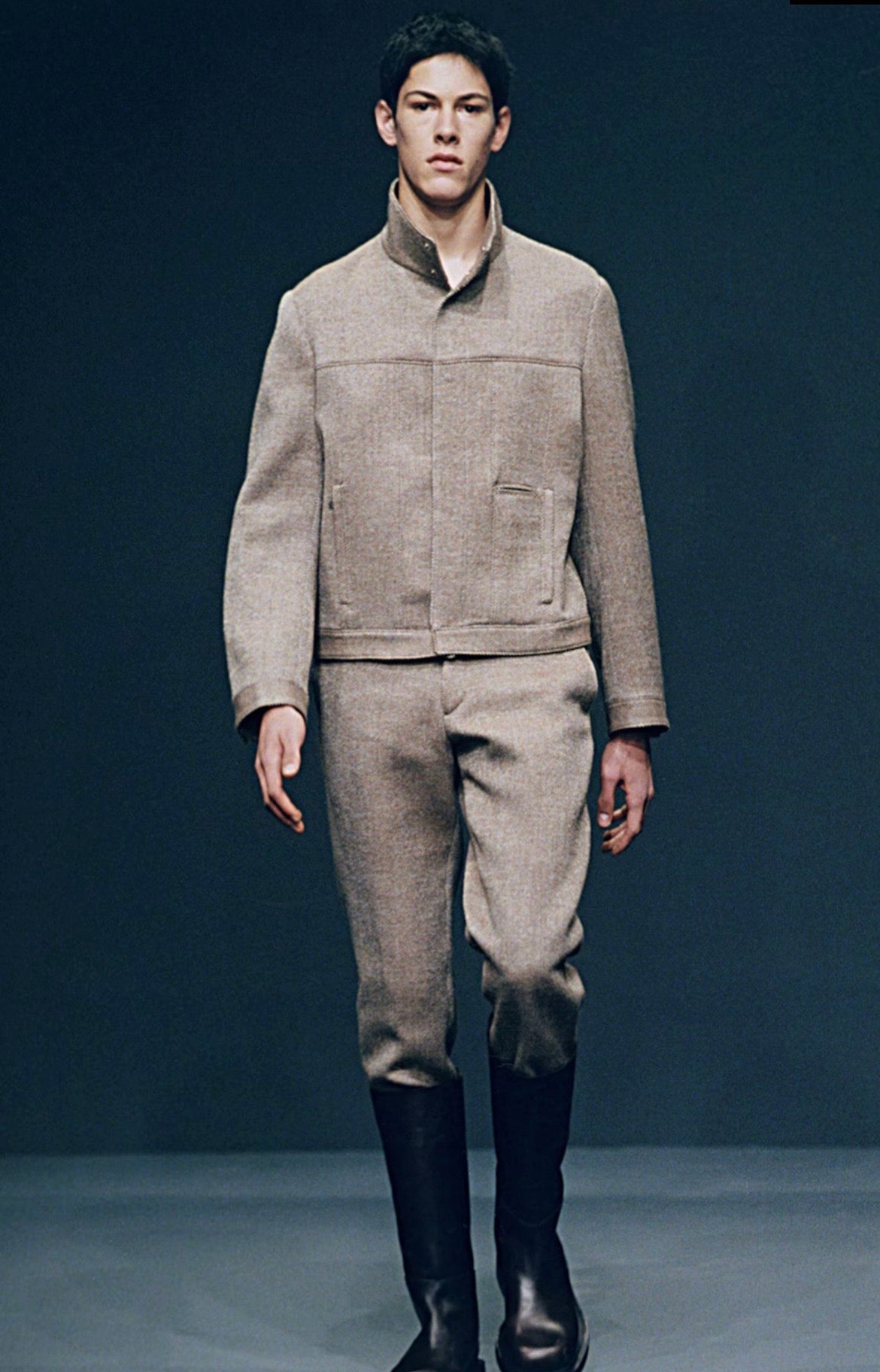 1999aw prada high neck wool blouson S
