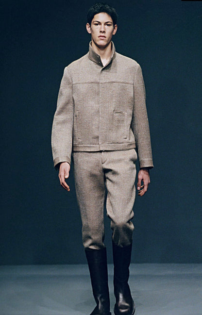 1999aw prada high neck wool blouson S