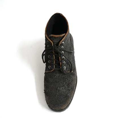 2000s comme des garcons homme crushed suede boots 27