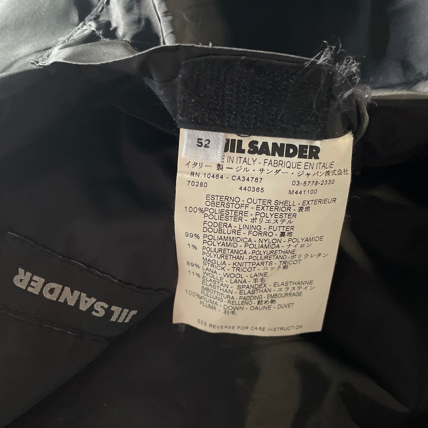 2007aw jil sander nylon down ma-1
jacket 52 by raf simons