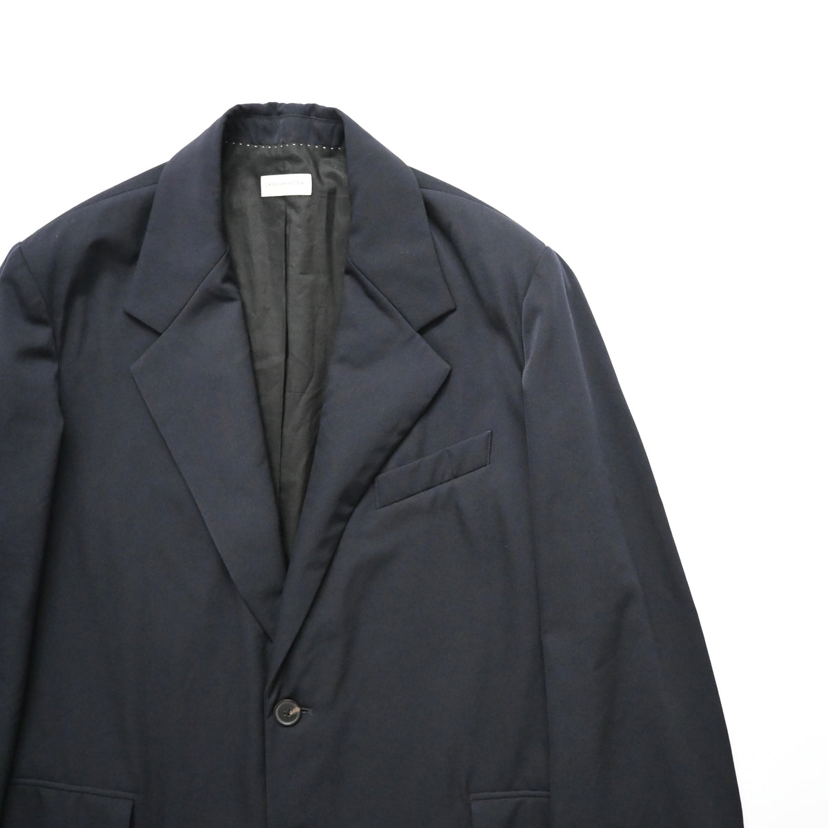 2024aw dries van noten navy wool coat L
