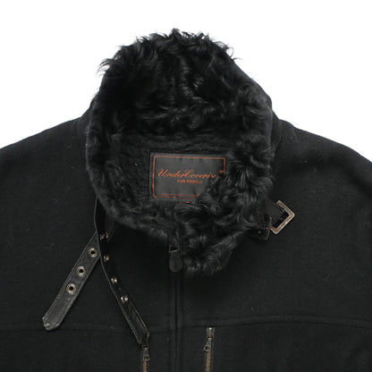 2006aw undercover arts＆crafts fur docking wool blouson 3