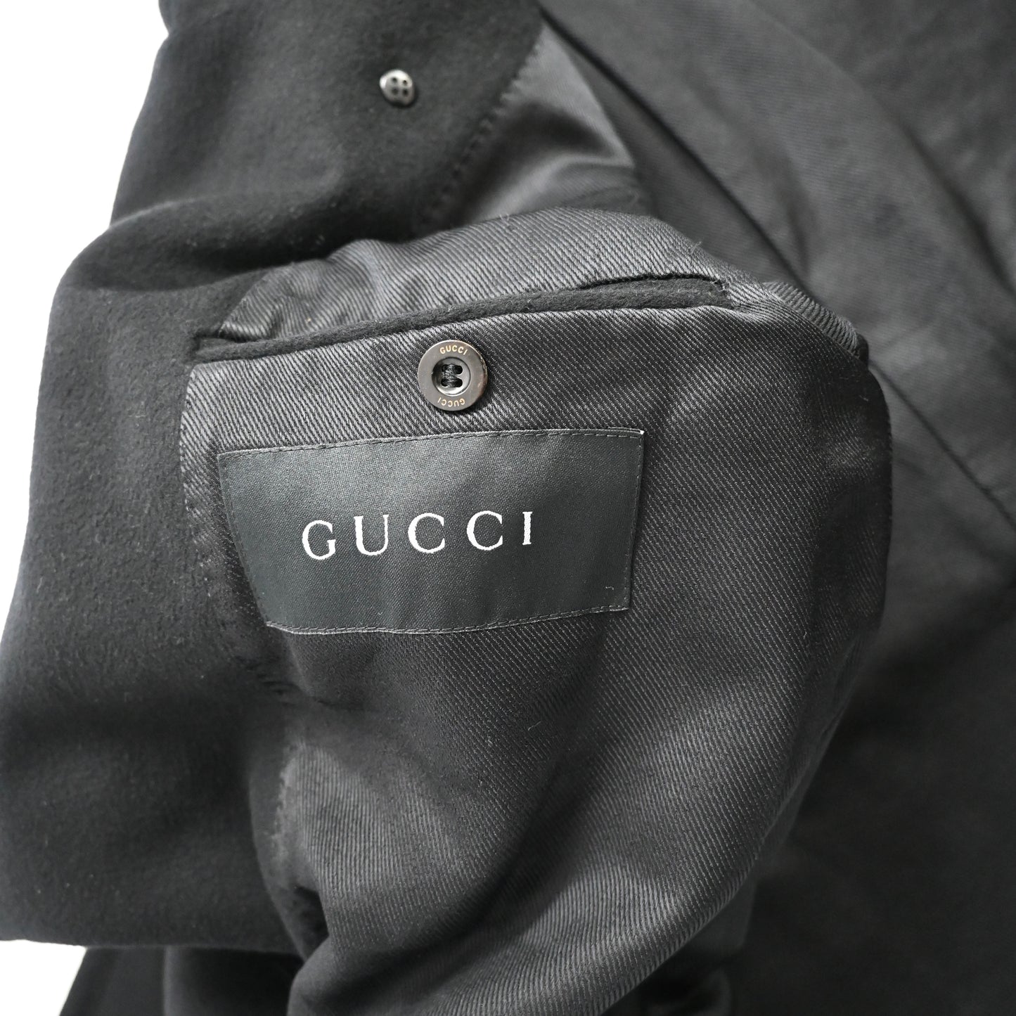 2002aw gucci wool double breasted coat 48 by Tom ford