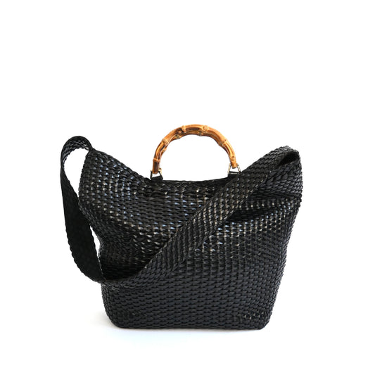 1996ss gucci woven leather hobo bag by Tom ford