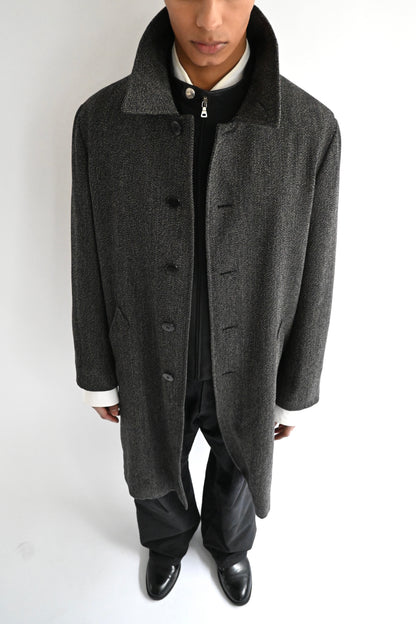 1990s agnes b homme tweed wool coat 1